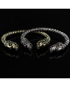 Fenrir Viking Men'S Pagan Alloy Bracelet
