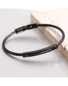 Long All-match Titanium Steel Cable Fashion Steel Wire Openable Bracelet