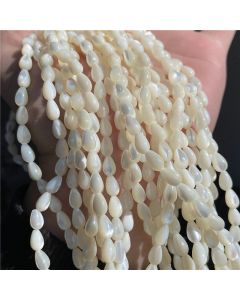Wholesale Natural Shell Beads Drop-shaped Mother Of Pearl Spacer Bead Handmade Jewelry Making Findings