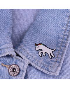 Interesting Fashionable Slogan Creative Alloy Brooch