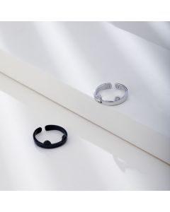 Retro Cat Ear Ring Simple Personality Geometric Type