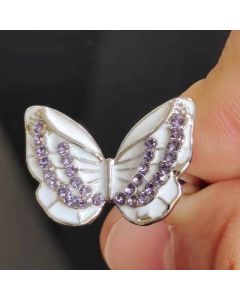Butterfly Ring Epoxy Creative Lady