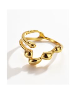 Irregular Shaped S925 Sterling Silver Ring Female Silver Ring