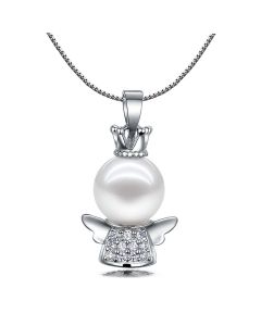 Popular necklaces personalized angel shell beads pendant