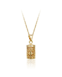 Vintage love perfume bottle pendant