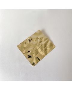 Pleated Badge Decorative Brooch Personality