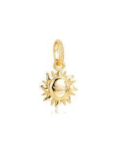 Golden sun pendant