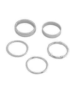 Alloy Retro Temperament Combination Ring Set