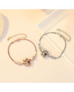 Bracelet Custom Lettering Projection I Love You