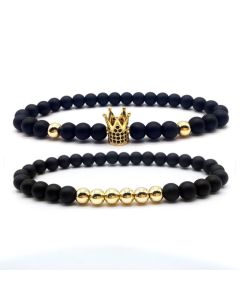Micro Zircon Crown Bracelet Couple Bracelet