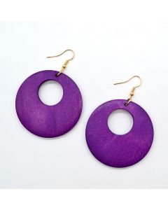 European And American Personality Fashion Original Wood Earrings Earrings