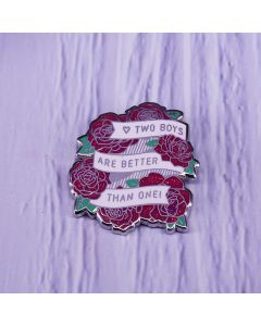 Two Boys Are Better Than One Flower Glitter