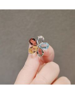 Crystal Neckpin Cute Girl Clothing