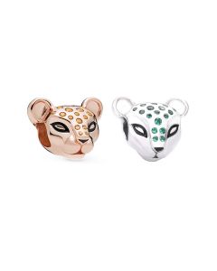 New Leopard Head Diy S925 Silver Bracelet Beads
