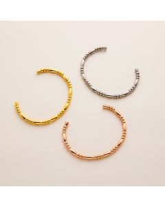 Half-open Bamboo Bracelet For Niche Women