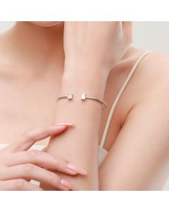 S925 Sterling Silver Bracelet Popular Simulation Diamond Mesh Red Live Broadcast Ornament