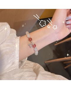Women's Opal Bell Natural Crystal Bracelet