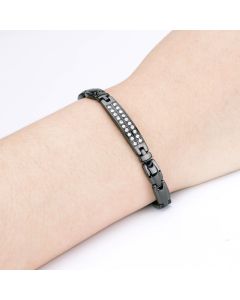 Cross CNC Diamond Magnet Bracelet Radiation Protection