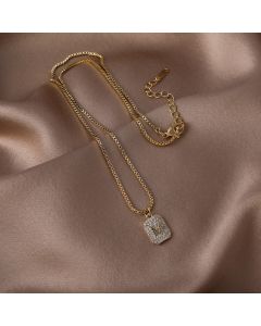 Necklace Female Simple Temperament Geometric Clavicle Chain
