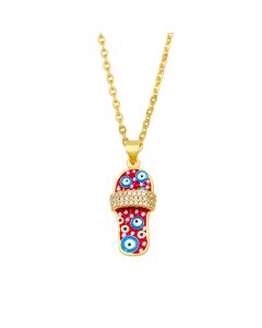 Cross-border European And American Creative Personality Slippers Necklace