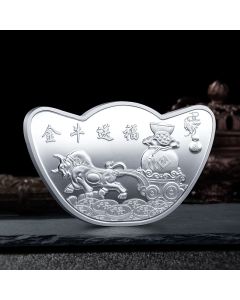 Taurus Gives Blessings And Ingots Commemorative Coins New Year's Eve Ingots