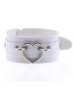 Punk Bracelet Double Layer Pu Leather Bracelet