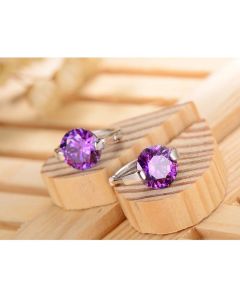 925 Sterling Silver Korean Super Flash Single Row Diamond Earrings Personalized Earrings