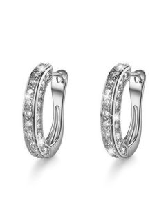 Zircon Stud Earrings Simple  Individuality Earrings Exaggerated Temperament