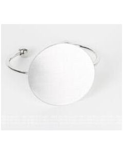 New Style Titanium Steel Bracelet Female Popular Metal Plating Big Round Bracelet