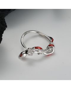 Sterling Silver Rose Ring For Women