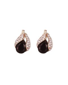 Imitation Crystal Earrings Fashion Round Face Net Red Earrings New Trendy Earrings