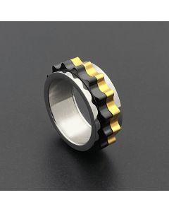 Titanium Steel Rotatable Ring Stainless Steel Simple
