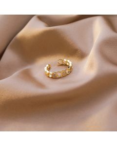 Hexagonal Ring Female Fashion Personality Exaggerated Index Finger Ring