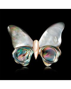 Fashion Vintage Shell Butterfly Brooch