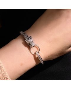 Ring Leopard Diamond Rose Gold Bracelet