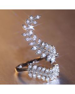 Plant leaf long ring