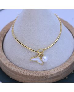 Ladies Fashion Freshwater Pearl Silver Bracelet