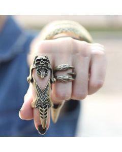 Non-mainstream Metal Retro Skull Joint Ring