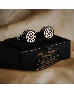 French Black Gold Cufflinks Men's Business Casual Shirt Light Luxury Cuff Nails