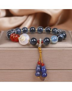 Sugar Heart Agate Bracelet Niche Design High Sense