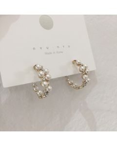 Personalized wild earrings pearl earrings
