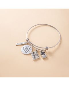 Adjustable Stainless Steel Alloy Bracelet