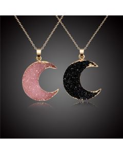 Moon Necklace Sweater Chain Pendant Foreign Trade Necklace