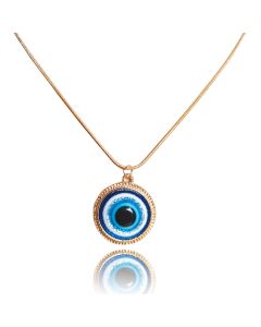 Blue eye pendant necklace