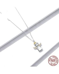 Two-color Electroplating Bee Necklace Simple And Popular