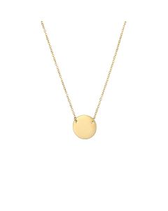 Titanium Steel Necklace 14K Gold Personality Clavicle Chain