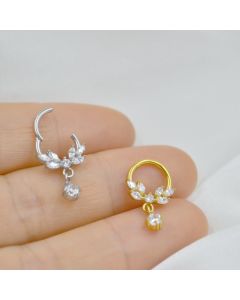 316L Medical Steel New Zircon Nasal Septum Nail