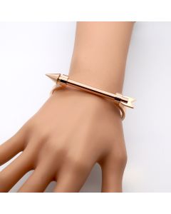 Stainless Steel Arrow Personalized C Semicircle Screw Bracelet