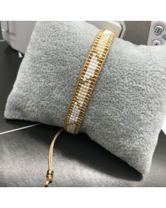 New Fashion Simple Bohemian Miyuki Bead Handmade Woven Geometric Bracelet