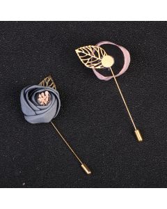 Fashion Long Needle Bud Fabric Brooch